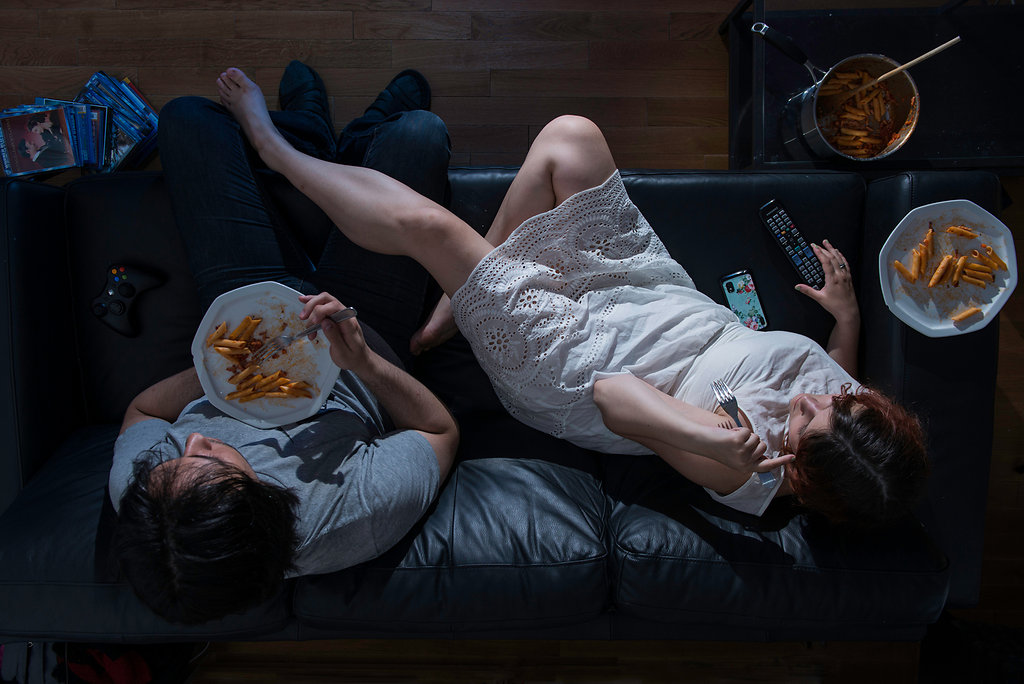 Le couple et la télé